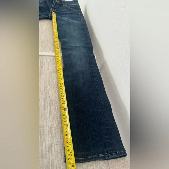 Hudson Beth Mid-Rise Baby Bootcut Jean Medium Wash  Button Flap Pockets Size 25 - Picture 6 of 11